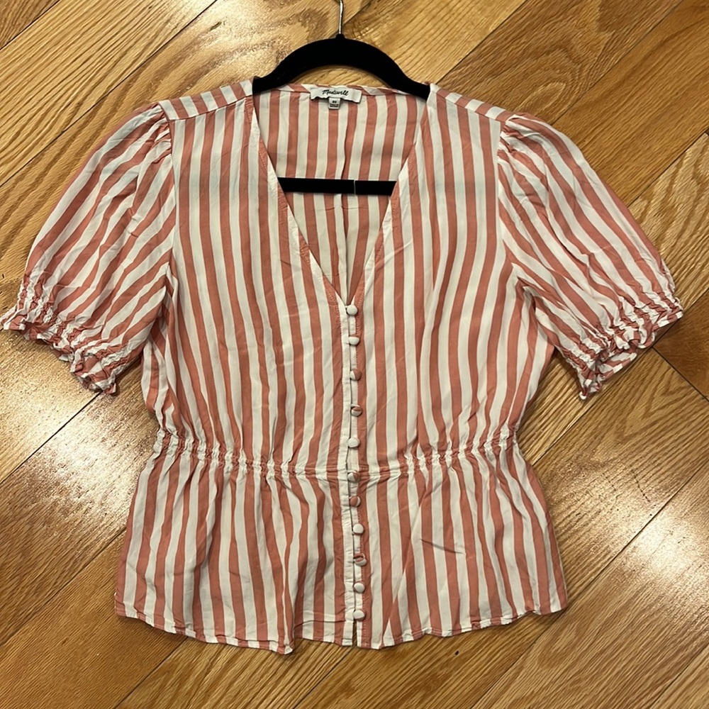 Madewell button front blouse